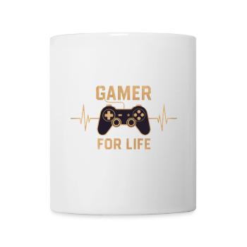 Gamer for life - Tasse - Weiß - Vorne
