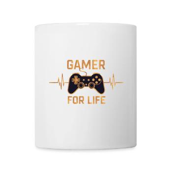 Gamer for life - Tasse - Weiß - Vorne