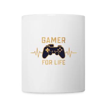 Gamer for life - Tasse - Weiß - Vorne