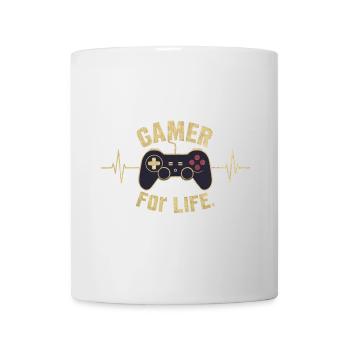 Gamer for life - Tasse - Weiß - Vorne