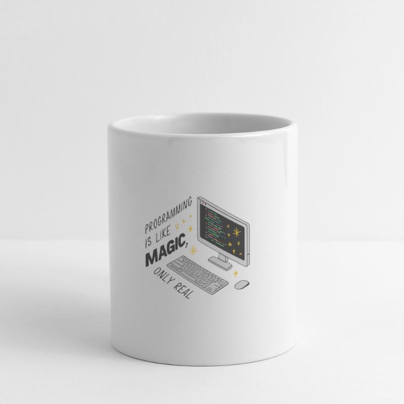 Programming is like magic, only real. Mug