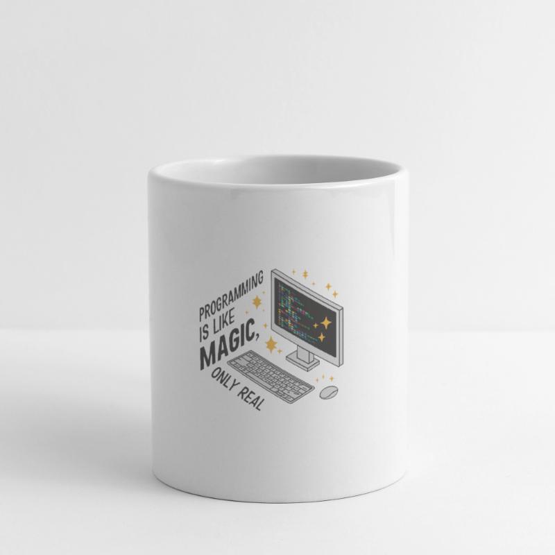 Programming is like magic, only real. Mug