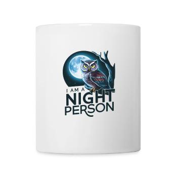 Ich bin ein Nachtmensch. - Tasse - Weiß - Vorne