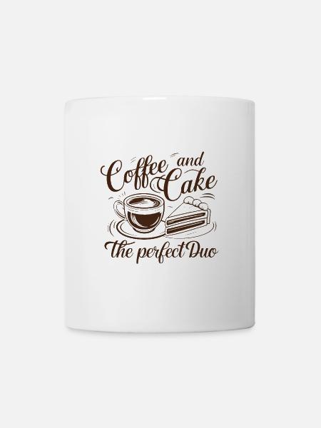 Coffee and cake – the perfect duo. - Mug - white