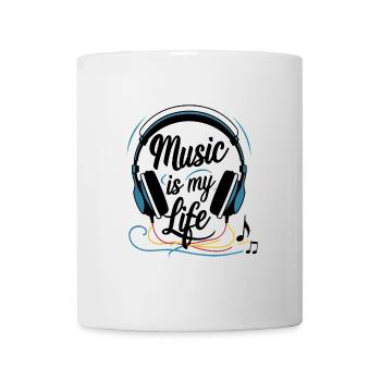 La musique, c’est ma vie - Mug blanc - blanc - Devant