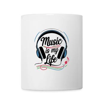 La musique, c’est ma vie - Mug blanc - blanc - Devant