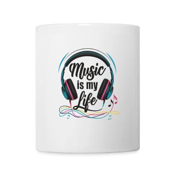 Musik ist mein Leben - Tasse - Weiß - Vorne