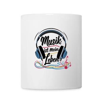 La musique, c’est ma vie - Mug blanc - blanc - Devant