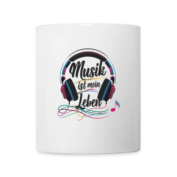 La musique, c’est ma vie - Mug blanc - blanc - Devant