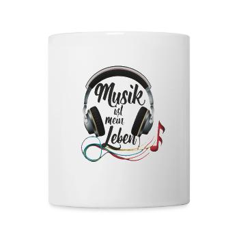Musik ist mein Leben - Tasse - Weiß - Vorne