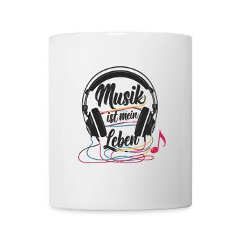 La musique, c’est ma vie - Mug blanc - blanc - Devant