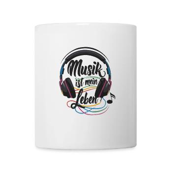 La musique, c’est ma vie - Mug blanc - blanc - Devant