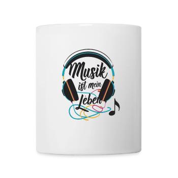 Musik ist mein Leben - Tasse - Weiß - Vorne