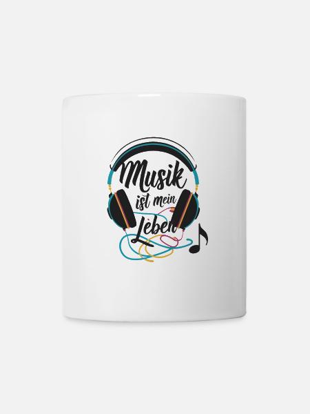 Musik ist mein Leben - Tasse - Weiß