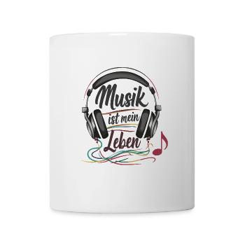 Musik ist mein Leben - Tasse - Weiß - Vorne