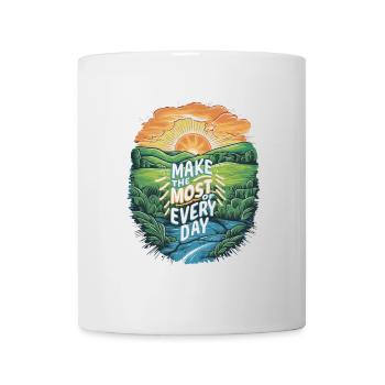 Make the most of every day - Mug - white - Front