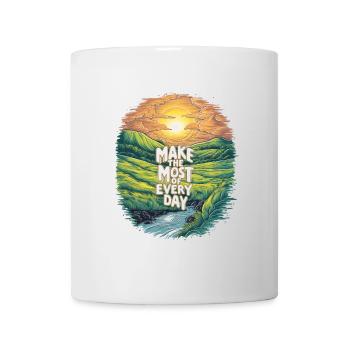 Make the most of every day - Mug - white - Front