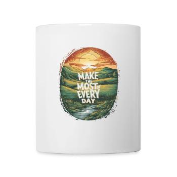 Make the most of every day - Mug - white - Front