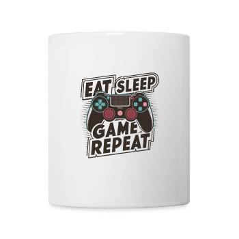 Eat, Sleep, Game, Repeat - Mug - white - Front