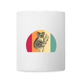 Koala Rétro - Mug blanc - blanc - Devant