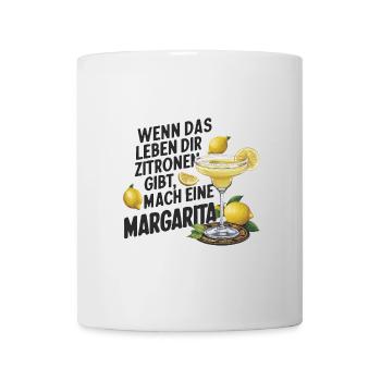 Quand la vie vous donne des citrons, faites de la margarita - Mug blanc - blanc - Devant