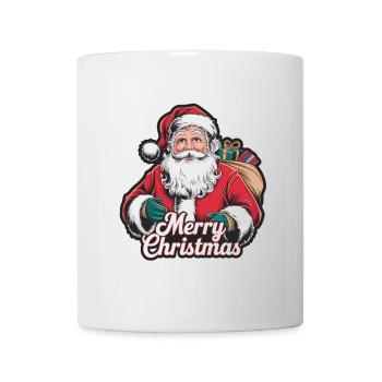 Weihnachtsmann – Frohe Weihnachten Illustration - Tasse - Weiß - Vorne