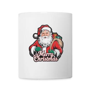 Weihnachtsmann – Frohe Weihnachten Illustration - Tasse - Weiß - Vorne