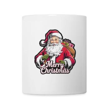 Weihnachtsmann – Frohe Weihnachten Illustration - Tasse - Weiß - Vorne