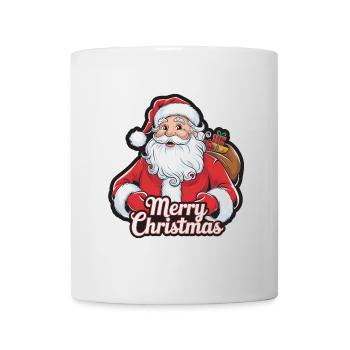 Weihnachtsmann – Frohe Weihnachten Illustration - Tasse - Weiß - Vorne