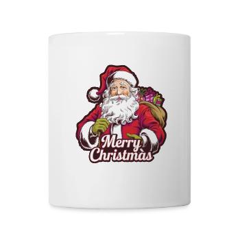 Weihnachtsmann – Frohe Weihnachten Illustration - Tasse - Weiß - Vorne