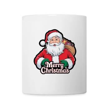 Weihnachtsmann – Frohe Weihnachten Illustration - Tasse - Weiß - Vorne