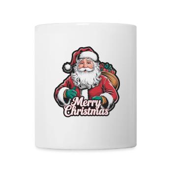 Weihnachtsmann – Frohe Weihnachten Illustration - Tasse - Weiß - Vorne