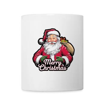 Weihnachtsmann – Frohe Weihnachten Illustration - Tasse - Weiß - Vorne
