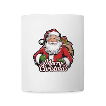 Weihnachtsmann – Frohe Weihnachten Illustration - Tasse - Weiß - Vorne