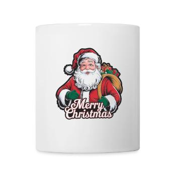 Weihnachtsmann – Frohe Weihnachten Illustration - Tasse - Weiß - Vorne