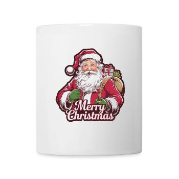 Weihnachtsmann – Frohe Weihnachten Illustration - Tasse - Weiß - Vorne
