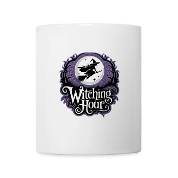 Hexe bei Vollmond – Witching Hour - Tasse - Weiß - Vorne