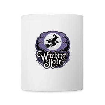 Sorcière à la pleine lune – L’heure des sorcières - Mug blanc - blanc - Devant