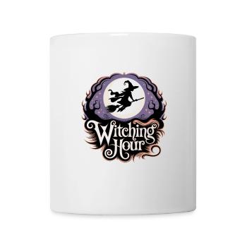 Hexe bei Vollmond – Witching Hour - Tasse - Weiß - Vorne