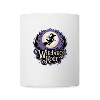 Sorcière à la pleine lune – Witching Hour - Mug blanc - blanc - Devant