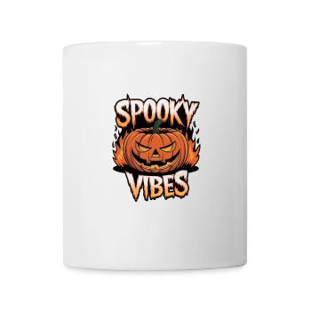 Spooky Jack-o'-lantern – Spooky Vibes - Mug blanc - blanc - Devant