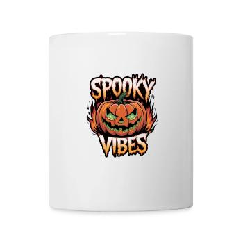Spooky Jack-o'-lantern – Spooky Vibes - Mug blanc - blanc - Devant