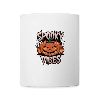 Spooky Jack-o'-lantern – Spooky Vibes - Mug blanc - blanc - Devant