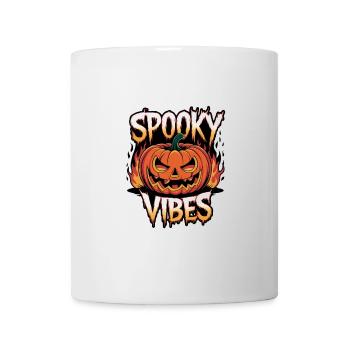 Spooky Jack-o'-lantern – Spooky Vibes - Mug blanc - blanc - Devant