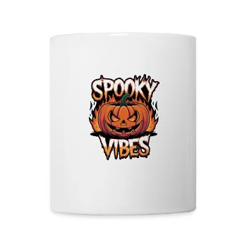 Spooky Jack-o'-lantern – Spooky Vibes - Mug blanc - blanc - Devant
