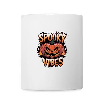 Spooky Jack-o'-lantern – Spooky Vibes - Mug blanc - blanc - Devant