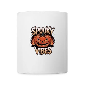 Spooky Jack-o'-lantern – Spooky Vibes - Mug blanc - blanc - Devant