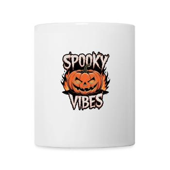 Spooky Jack-o'-lantern – Spooky Vibes - Mug blanc - blanc - Devant