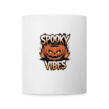 Spooky Jack-o'-lantern – Spooky Vibes - Mug blanc - blanc - Devant