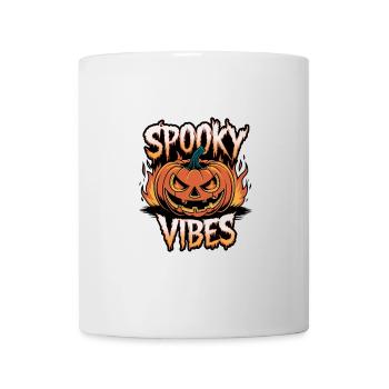 Spooky Jack-o'-lantern – Spooky Vibes - Mug blanc - blanc - Devant